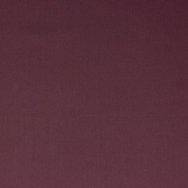 De Stoffenkamer Effen katoen burgundy