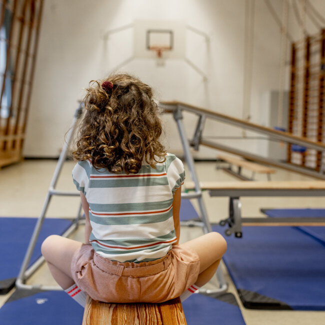 Capsule Fabrics Rekbare badstof - spons workout stripes