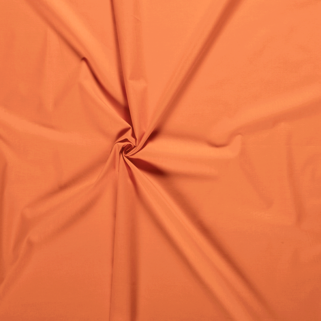 De Stoffenkamer Effen tricot zacht zomeroranje