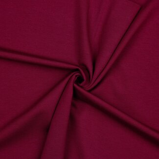 De Stoffenkamer Extra dik tricot bordeaux