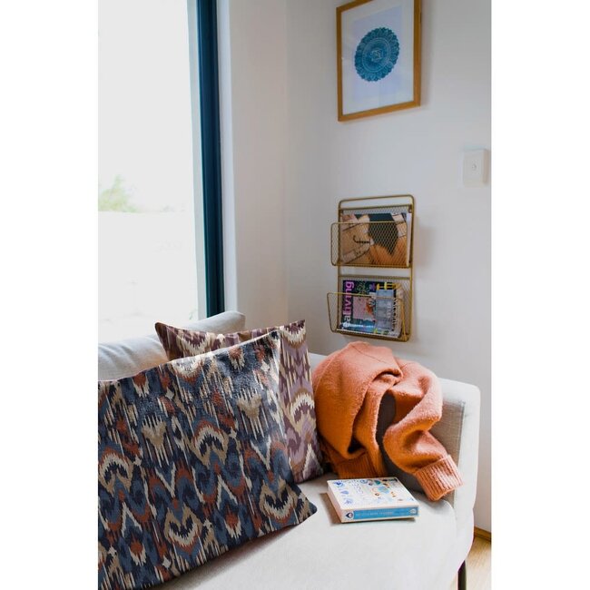 De Stoffenkamer Stevige katoen  Abstract Purple