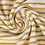 De Stoffenkamer Basic Breton Stripes Tricot 5mm - gold sun