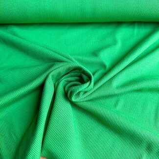 Ribbed tricot - bright green