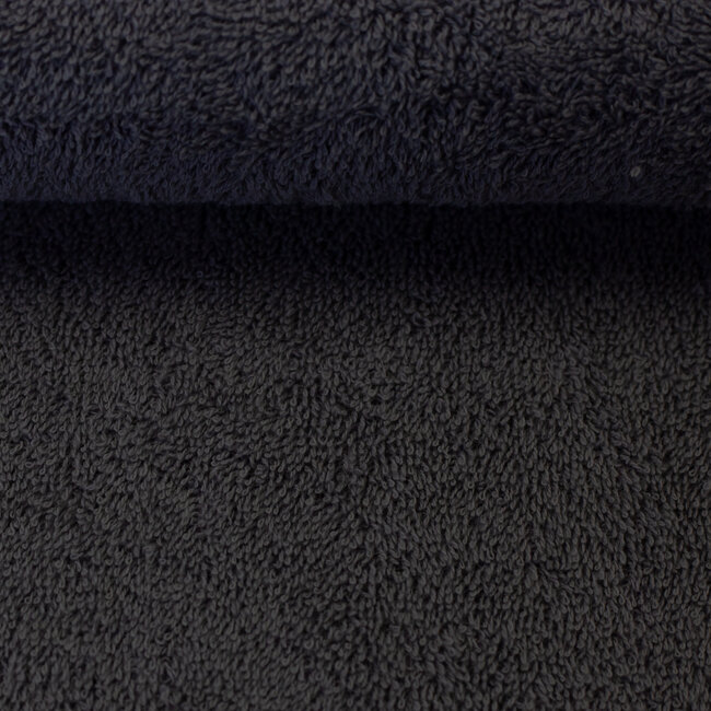 De Stoffenkamer Katoen Badstof antraciet