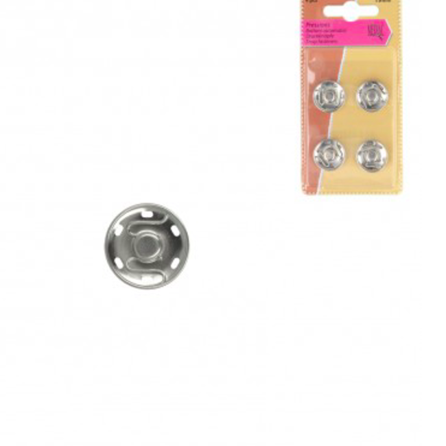 Drukknopen jas metaal