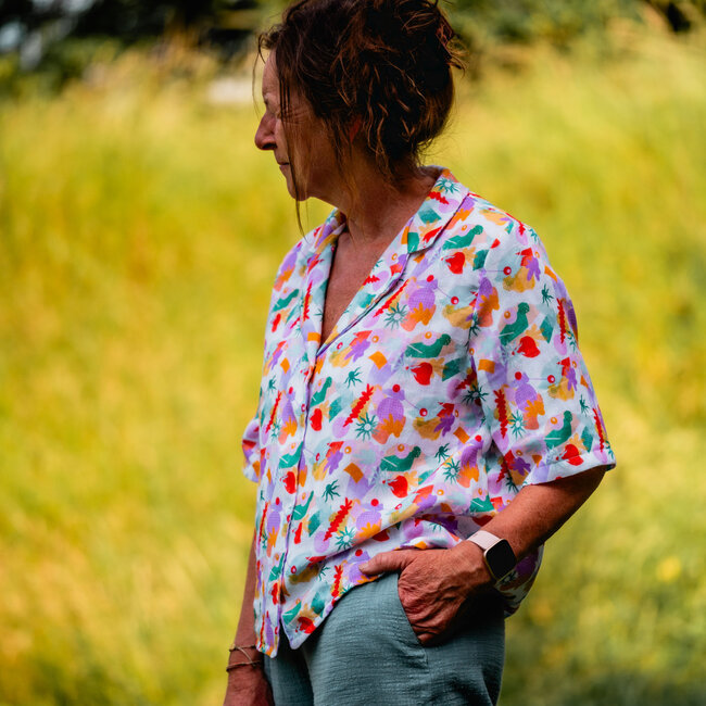 Capsule Fabrics Double Gauze - Allover The Mix