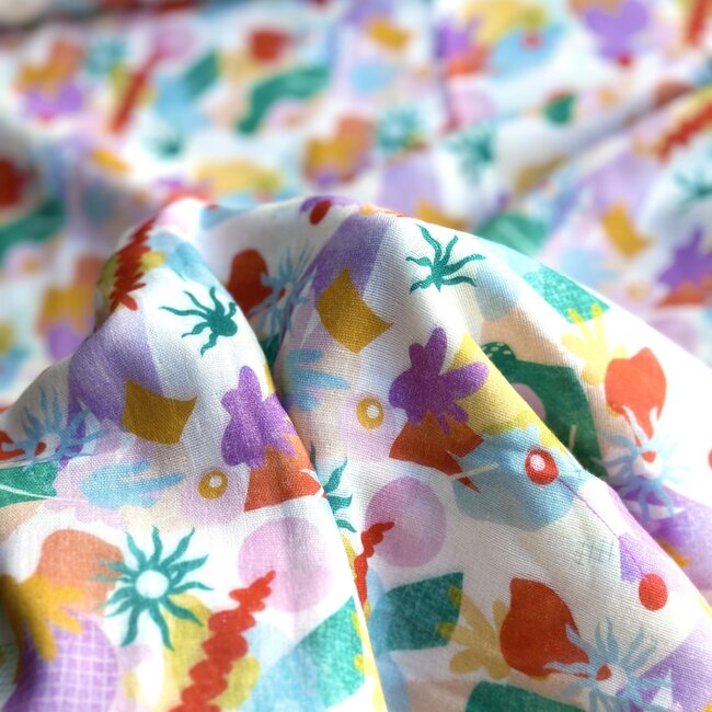 Capsule Fabrics Double Gauze - Allover The Mix