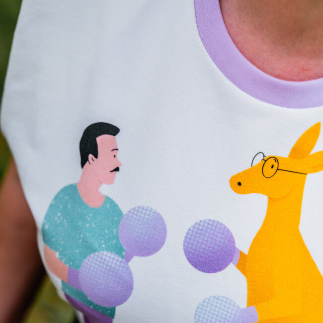 Capsule Fabrics Paneel French Terry - Kangoeroe