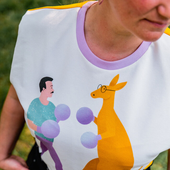 Capsule Fabrics Paneel French Terry - Kangoeroe