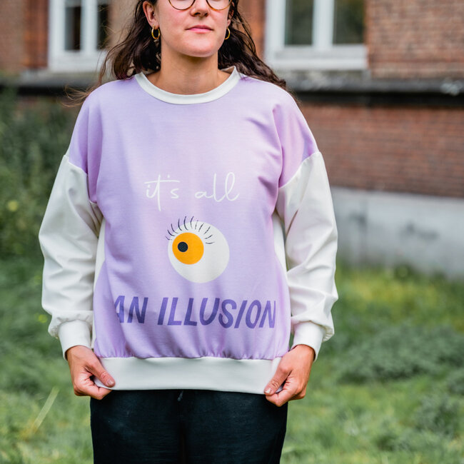 Capsule Fabrics Paneel French Terry - Illusion