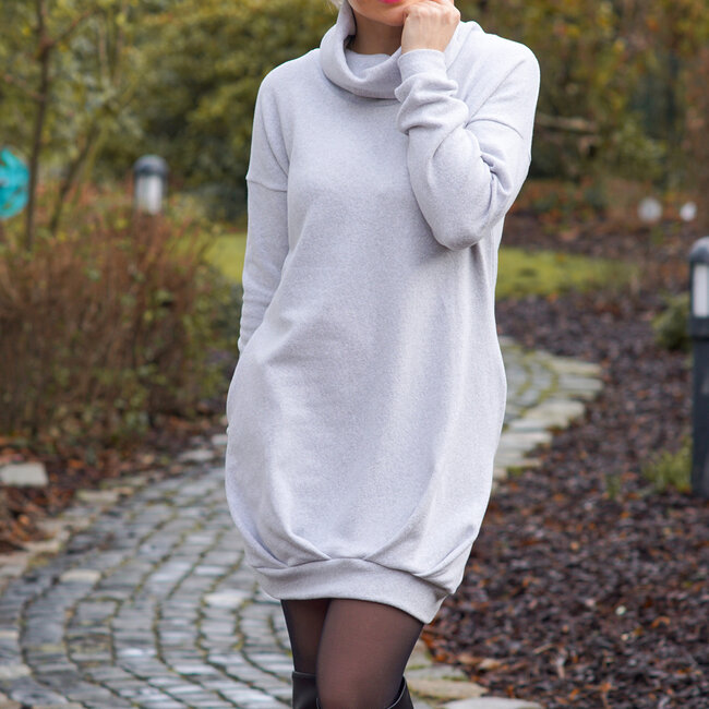 Soft Cotton Knit - Ice Grey