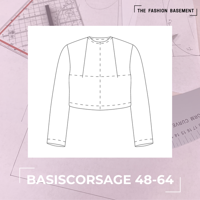 The Fashion Basement Basispatroon CORSAGE (bovenstuk)