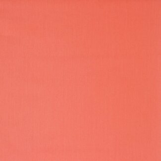 De Stoffenkamer Effen katoen koraalroze