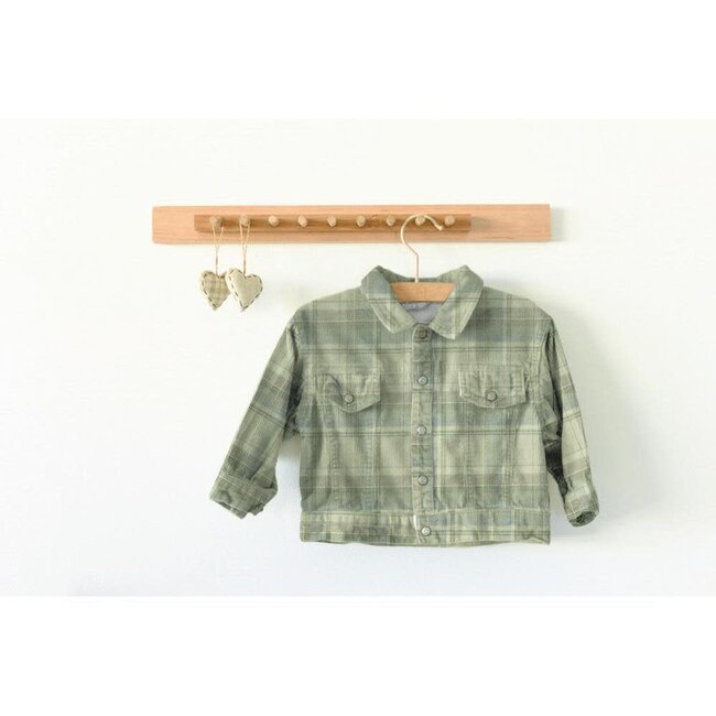 Poppy Babyrib soft beige grid