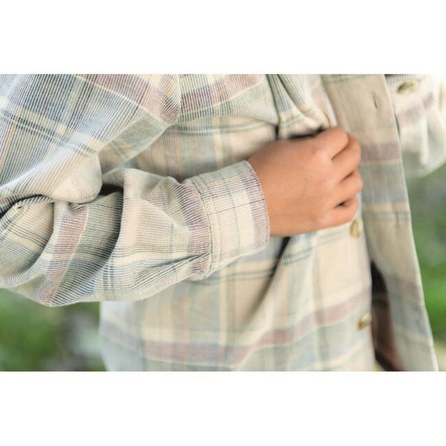 Poppy Babyrib soft beige grid