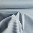 De Stoffenkamer Cotton Denim mini Stripes - light blue