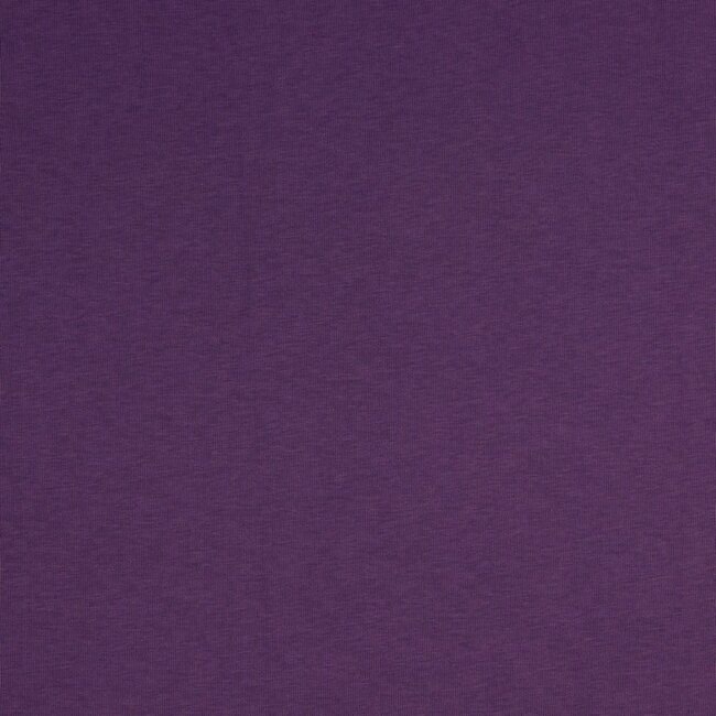 De Stoffenkamer Effen warme sweaterstof - Purple