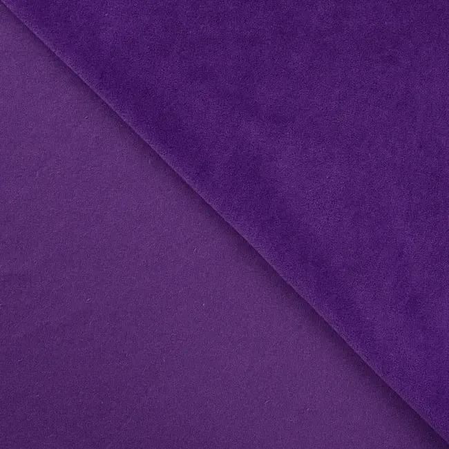 De Stoffenkamer Nicky velours paars