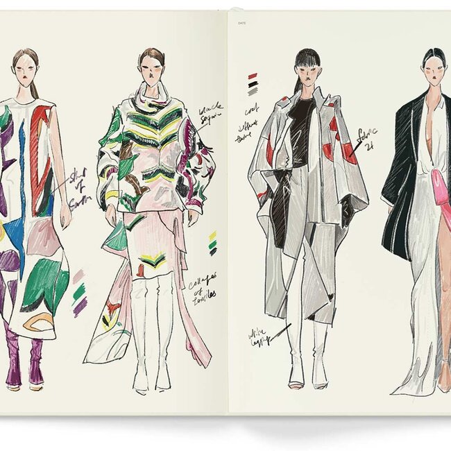 Fashionary Schets Boek A4 vrouwen