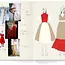 Fashionary Schets Boek A4 vrouwen