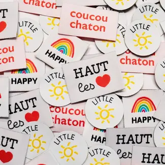 IKATEE Labels 4stuks - set colorful