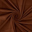 Double Brushed Rib tricot - chocolate brown