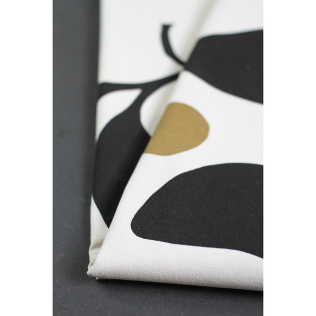MeterMeter Organic Canvas Cotton leafly - black