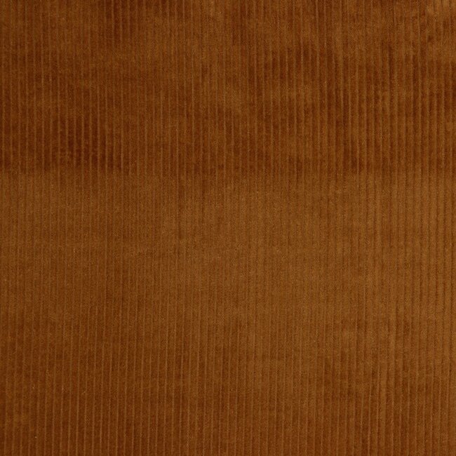 De Stoffenkamer Ribfluweel Met Brede Ribbel cognac