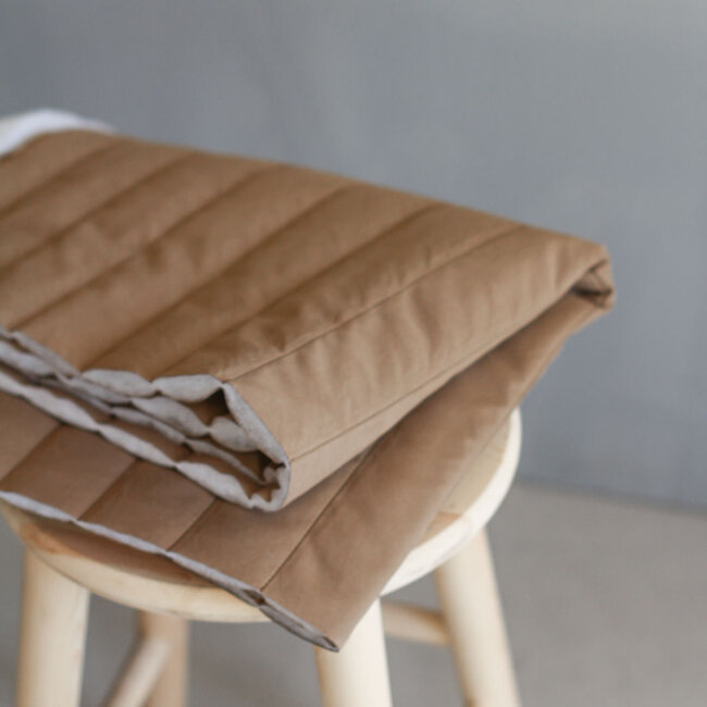 MeterMeter Stepped Jordan Quilt Mat - camel