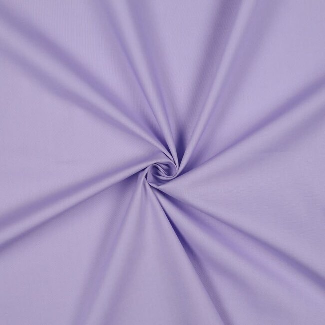 De Stoffenkamer Effen katoen lavendel