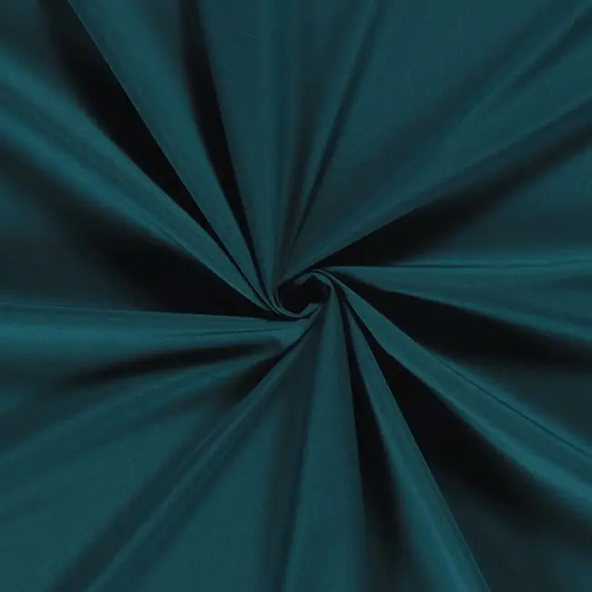 De Stoffenkamer Effen katoen petrol