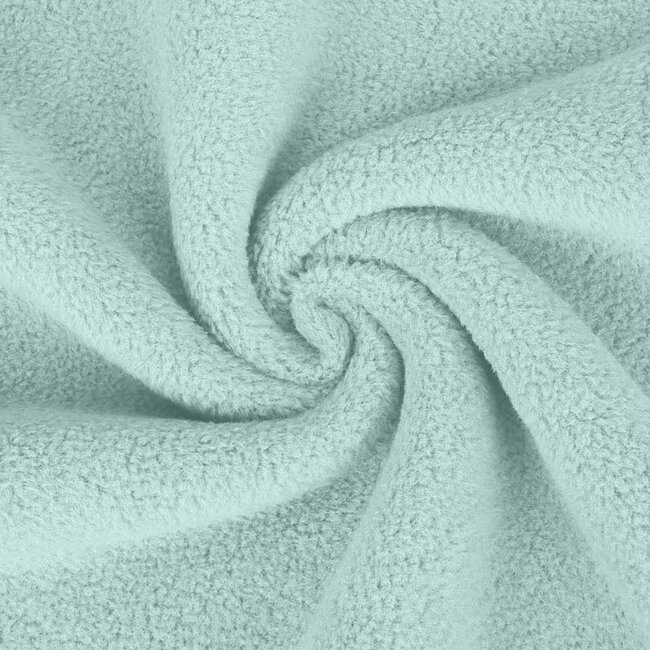 De Stoffenkamer Cotton Fleece Sheepskin - light mint