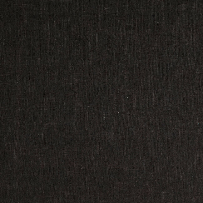 De Stoffenkamer Washed Linen uni - black