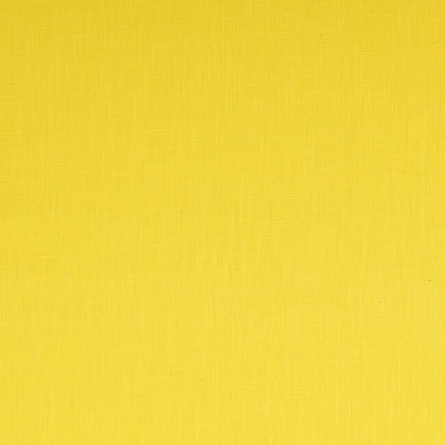 De Stoffenkamer Washed Linen uni - bright yellow