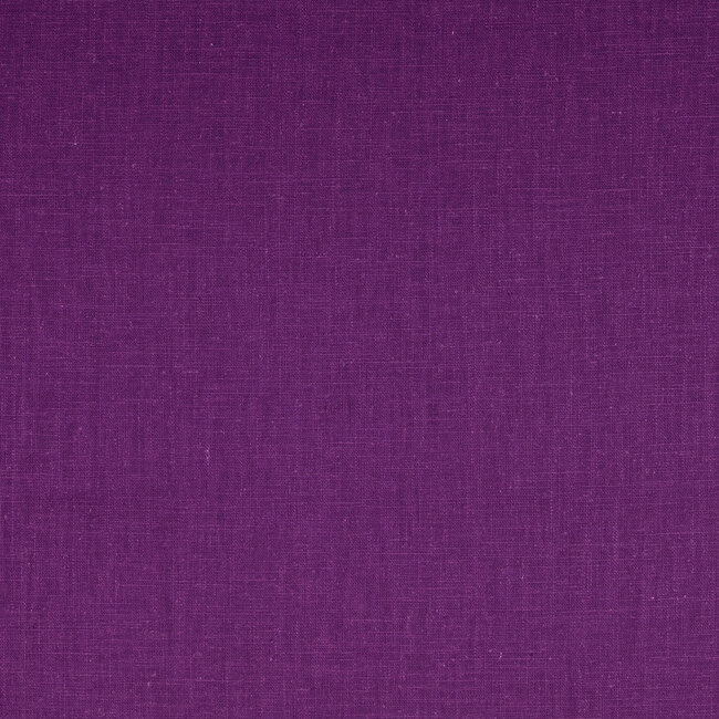 De Stoffenkamer Washed Linen uni - plum