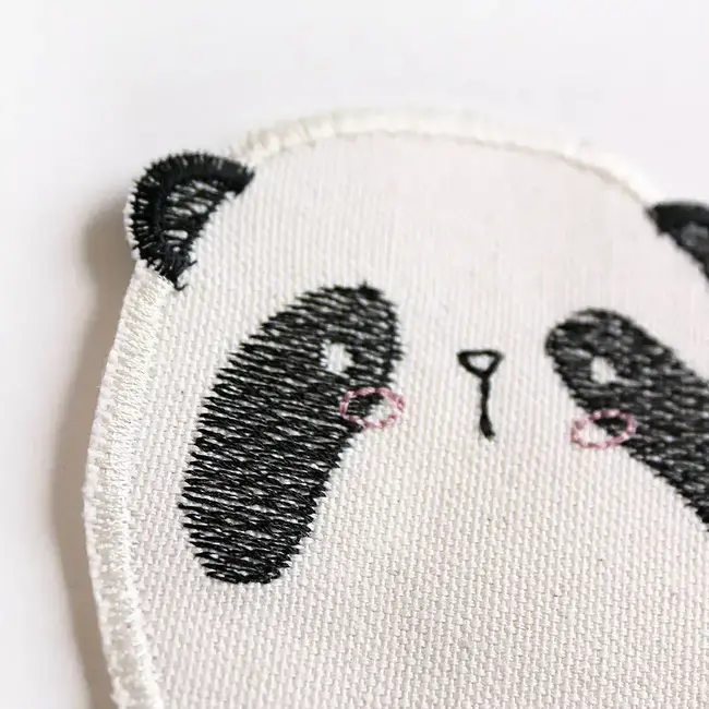 Halfbird Knie patch strijkapplicatie panda