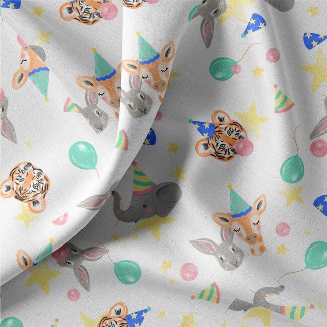 Lillestoff Poplin Cotton Fun Zoo