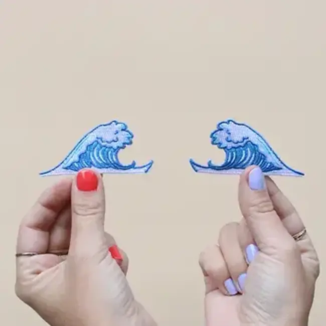 Malicieuse Strijkapplicatie Duo de Vagues (2st)