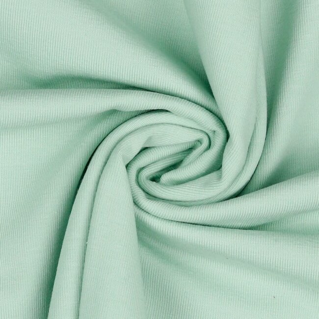 De Stoffenkamer Effen Tricot Mint