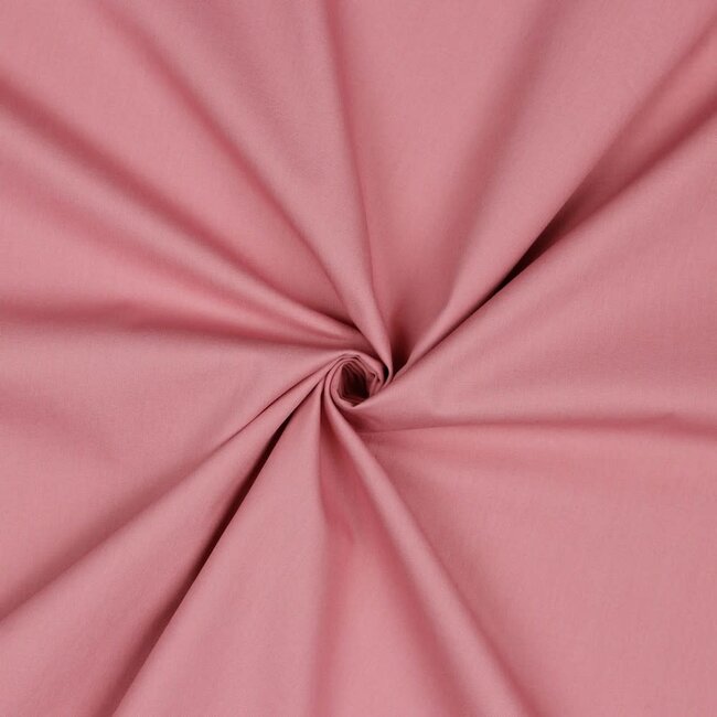 De Stoffenkamer Effen katoen blush