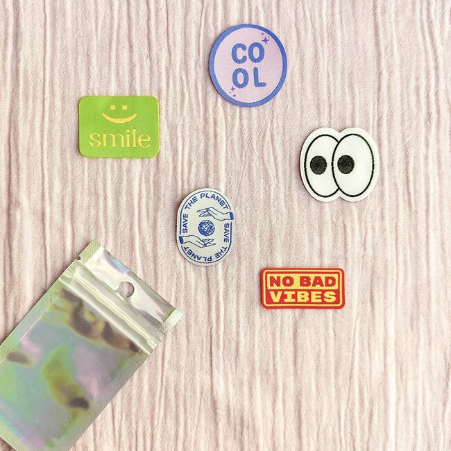 De Stoffenkamer Labels 5stuks - COOL