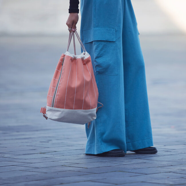 See You At Six SYAS Linen Mix Niagara Blauw