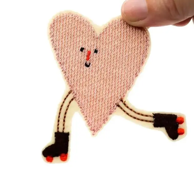 Halfbird Strijkapplicatie rolling heart