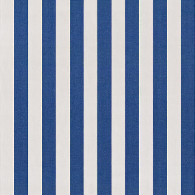 Water repellent outdoor stripes - royal