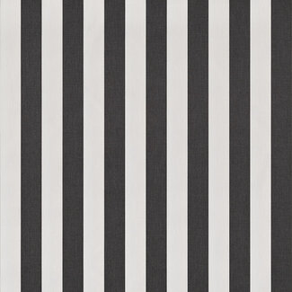 Water repellent outdoor stripes - black