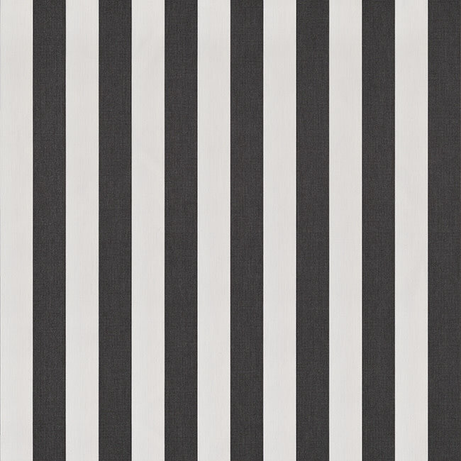 Water repellent outdoor stripes - black