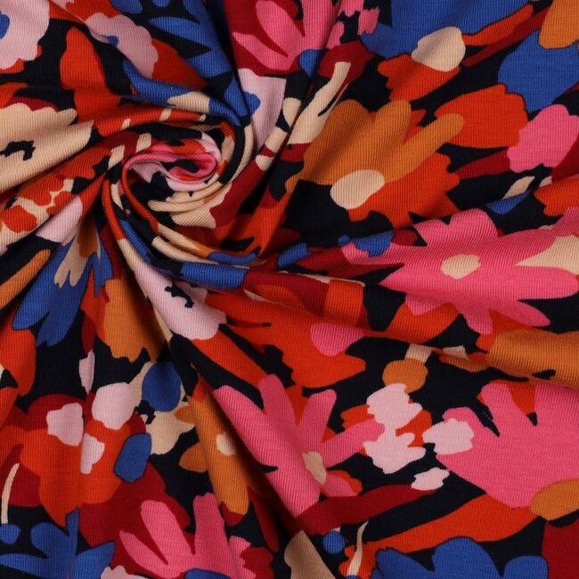 Nerida Hansen Tricot bio pop blossom - navy