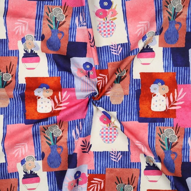 Nerida Hansen Canvas cotton tossed vases