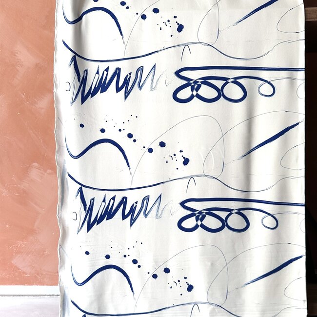 Capsule Fabrics Organic French Terry - Artists - Strokes