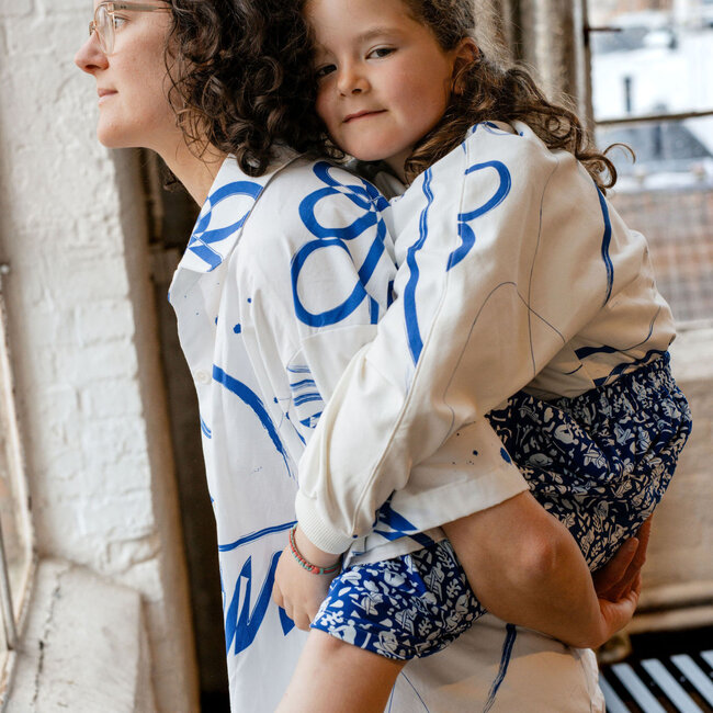 Capsule Fabrics Organic French Terry - Artists - Strokes